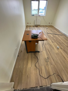 Photo de galerie - Pose de sol clipsable