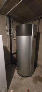 Photo de galerie - Pose d'un ballon thermodynamique