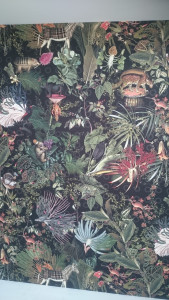 Photo de galerie - Pose d,un papier peint decotratif