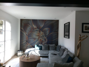Photo de galerie - Pose d'un poster mural 