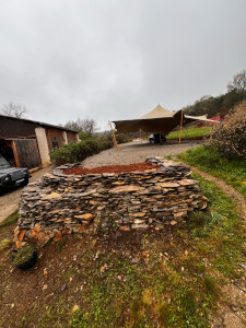 Photo de galerie - Mur en pierre sèche 