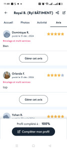 Photo de galerie - Avis de mes clients 