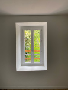 Photo de galerie - Changement de fenêtres simple vitrage par des fenêtres PVC BLANC double vitrage