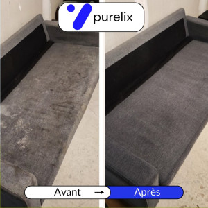 Photo de galerie - Nettoyage canapé