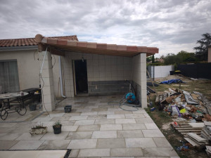 Photo de galerie - Réalisation de travaux de maçonnerie et d’aménagement extérieur 