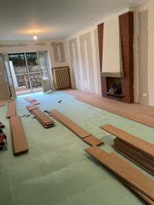 Photo de galerie - Pose de parquet - Revêtement de sol