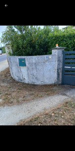 Photo de galerie - Rénovation murette avant 