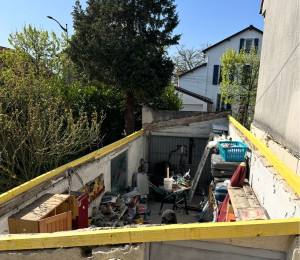 Photo de galerie - Nouvelle installation de toiture, Pose de (panneaux sandouitch) toit de garage