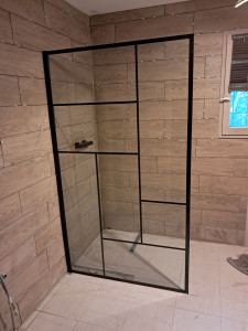 Photo de galerie - Après travaux d'une douche à l'italienne en cours de réalisation 