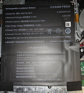 Photo de galerie - Changement batterie, nettoyage et réinitialisation Windows.