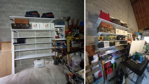 Photo de galerie - Création d'étagères dans un garage