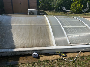 Photo de galerie - Passage au karcher sur toute la terrasse + coque de piscine 