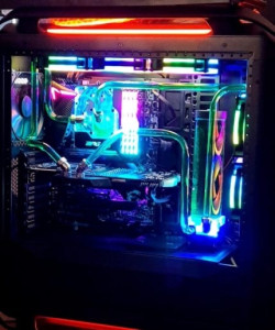 Photo de galerie - Montage watercooling customs