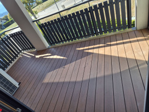 Photo de galerie - Terrasse en composite effet bois 