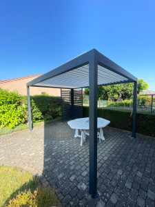 Photo de galerie - POSE D'UNE PERGOLA 