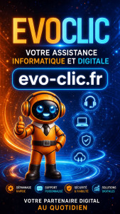 Photo de galerie - Avec evo-clic.fr, profitez d’un accompagnement informatique et digital fiable, humain et accessible.
