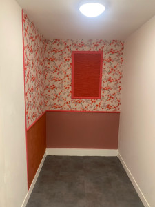 Photo de galerie - Peintre bâtiment, enduit, revêtement, pose de papier peint, pose de toile de verre, pose de sol etc…