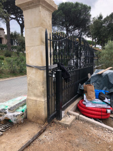 Photo de galerie - Portail motorisé 