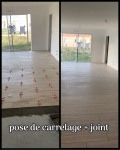 Photo de galerie - Pose carrelage 