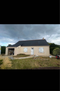 Photo de galerie - Hydrofuge colorer sur ardoise 