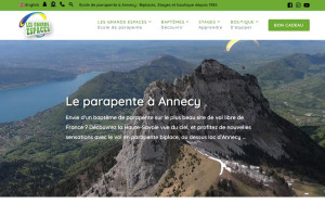 Photo de galerie - Les Grands Espaces - boutique en ligne - réservation stage et baptêmes parapente