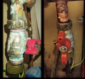 Photo de galerie - Remplacement d'une vanne d'arrêt et réfection fuite sur cuivre