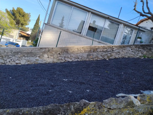 Photo de galerie - Grillage en restanques 