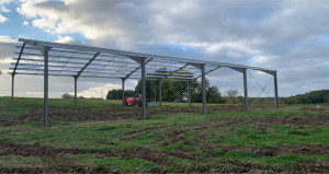 Photo de galerie - Montage charpente métallique 