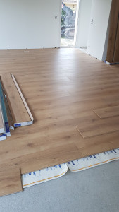 Photo de galerie - Pose parquet flottant