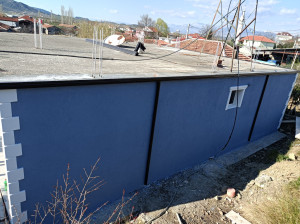 Photo de galerie - Isolation thermique , enduit extérieur 