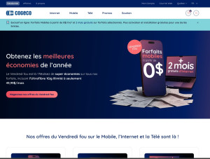 Photo de galerie - Développement sur le site des telecoms cogeco