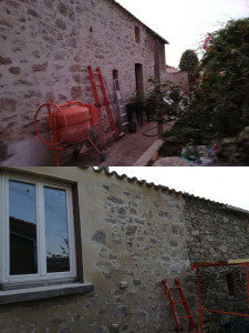 Photo de galerie - Rénovation façade en pierre 
