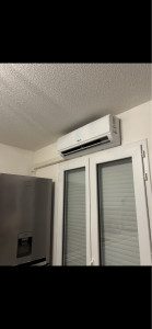 Photo de galerie - Pose d’unité de clim intérieur 