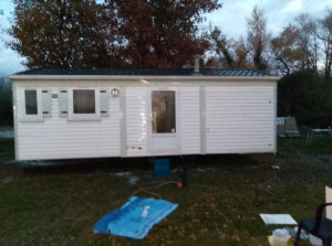 Photo de galerie - Nettoyage Décapage Façade mobile home 