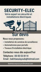 Photo de galerie - Installation et dépannage sur la vidéosurveillance 