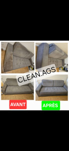 Photo de galerie - Canapé avant/après 