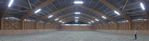 Photo de galerie - Luminaire bâtiment Equestre 