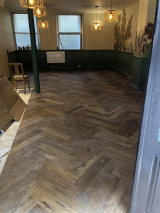 Photo de galerie - Pose de parquet - Revêtement de sol