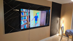 Photo de galerie - Pose support TV