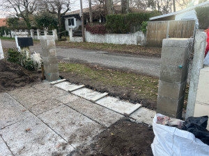 Photo de galerie - Seuils de portail 