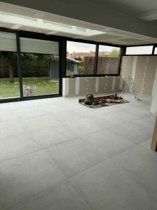 Photo de galerie - Pose de carrelage 