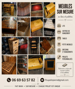 Photo de galerie - Meubles sur mesure et autres services 