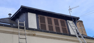 Photo de galerie - Mise en peinture boiserie 
