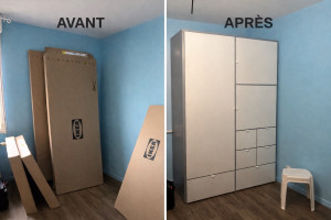 Photo de galerie - Montage de meubles IKEA