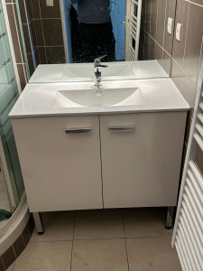 Photo de galerie - Pose lavabo 