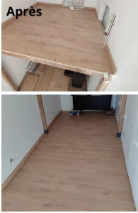 Photo de galerie - Pose de parquet - Revêtement de sol