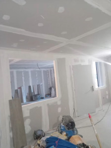 Photo de galerie - Pose de placo +bonde 