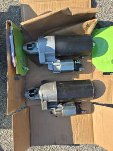 Photo de galerie - Changement de demarreur sur Mercedess C320.