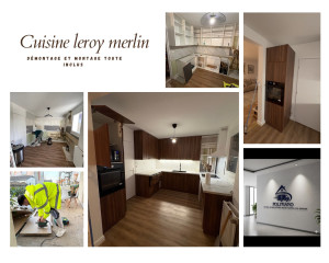 Photo de galerie - Montage cuisine leroy merlin