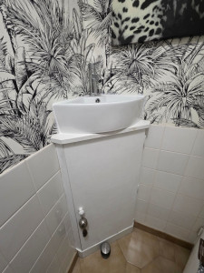 Photo de galerie - Montage lavabo   sur meuble   